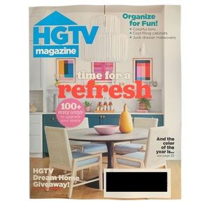 HGTV Magazine January February 2023 Organize For Fun Time For A Refresh Upgrade